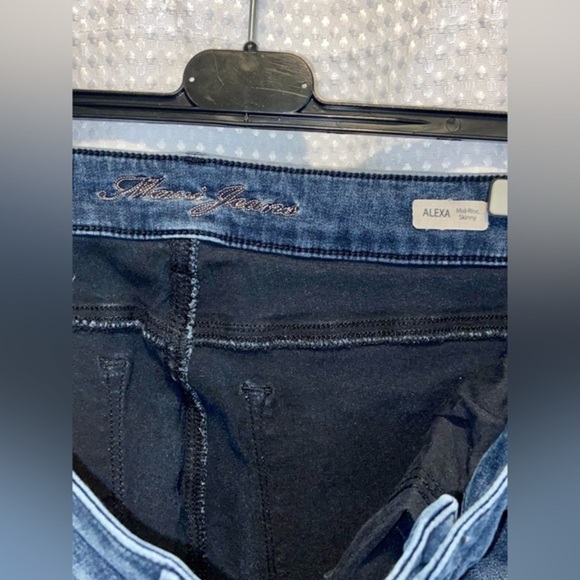 Women’s MAVI Alexa mid-rise skinny‎ stretchy dark blue jeans size 29 - Picture 3 of 9